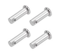sourcing map Pasadores de Horquilla de Un Solo Orificio 8x25mm, 4Pcs Pasador de Bisagra de Cabeza Plana de Acero Inoxidable 304