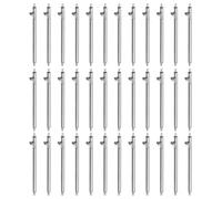 sourcing map Pasadores de reloj de acero inoxidable de liberación rápida, pasadores de repuesto para correa de reloj, 20mm