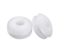 sourcing map Pasamuros Protector de cable de goma de fijación resistente al aceite de 3 mm de diámetro 65pcs blanco
