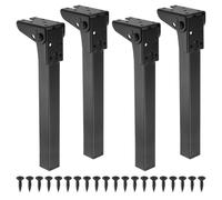 sourcing map Patas plegables para mesa, 4 patas de metal plegables de 27 cm, patas de repuesto para muebles, laptop, escritorio, para armario, sofá, silla, cama