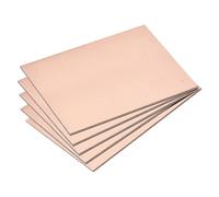 sourcing map PCB Cobre Revestido Tablero Laminado 100mm x 70mm x 1,5mm FR4 Vidrio Fibra Una Cara para Circuito Proyectos, Paquete de 6