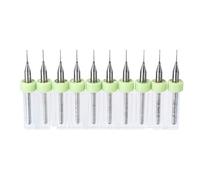 sourcing map PCB Taladros 0,3 mm Tungsteno Carburo Rotativa Herramienta Joyería CNC Grabado Impreso Circuito Placa Micro Taladros 1/8 pulgada Mango 1 Juego (10 uds)