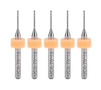 sourcing map PCB Taladros 0,7 mm Tungsteno Carburo Rotativa Herramienta Joyería CNC Grabado Impreso Circuito Placa Micro Taladros 1/8 pulgada Mango 5uds