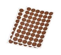 sourcing map Pegatina para Tapar Agujeros Tornillo, Tapa Tornillos 21mm Diá Tapa Agujeros Mueble Autoadhesivas PVC para Mueble de Madera Gabinete Estante Armario, Cerezo Madera 4 Hoja/216uds