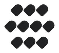 sourcing map Pegatinas de Pantalla Táctil para Guantes, Sensibilidad Ultra Alta, Fibra de Carbono Flexible, Pegatinas Ultra Delgadas En Negro, Paquete de 20 Unidades