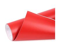 sourcing map Película De Vinilo Autoadhesiva Rojo Mate Para Coche 1pc
