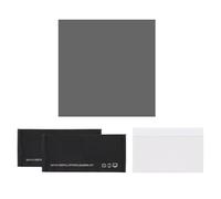 sourcing map Película polarizada, 3 x 3 pulgadas, adhesivo universal, polarizador, filtro polarizador lineal con kit de limpieza, raspador para reparación de pantalla LCD, educación física (80 x 80 mm