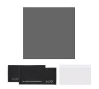 sourcing map Película polarizada, 5 x 5 pulgadas, adhesivo universal, polarizador, filtro polarizador lineal con kit de limpieza, raspador para reparación de pantalla LCD, educación física (120 x 120