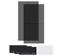 sourcing map Película polarizada, 6.5 pulgadas, hojas polarizadas adhesivas, filtro polarizador lineal con kit de limpieza raspador para reparación de pantalla LCD, educación física, 0 grados/90