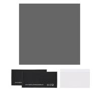 sourcing map Película polarizada, 7 x 7 pulgadas, adhesivo universal, polarizador, filtro polarizador lineal con kit de limpieza, raspador para reparación de pantalla LCD, educación física (180 x 180