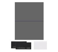sourcing map Película polarizada, hojas polarizadas adhesivas de 10.5 pulgadas, filtro polarizador lineal con kit de limpieza raspador para reparación de pantalla LCD, educación física, 0 grados