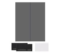 sourcing map Película polarizada, hojas polarizadas adhesivas de 10.5 pulgadas, filtro polarizador lineal con kit de limpieza raspador para reparación de pantalla LCD, educación física, 90 grados