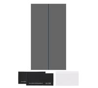 sourcing map Película polarizada, hojas polarizadas adhesivas de 6.8 pulgadas, filtro polarizador lineal con kit de limpieza raspador para reparación de pantalla LCD, educación física, 90 grados