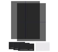 sourcing map Película polarizada, hojas polarizadas adhesivas de 7.9 pulgadas, filtro polarizador lineal con kit de limpieza raspador para reparación de pantalla LCD, educación física, 0 grados/90