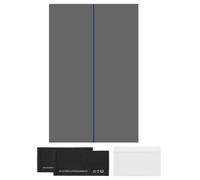 sourcing map Película polarizada, hojas polarizadas adhesivas de 7 pulgadas, filtro polarizador lineal con kit de limpieza raspador para reparación de pantalla LCD, educación física, 90 grados