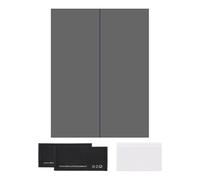 sourcing map Película polarizada, hojas polarizadas adhesivas de 9.7 pulgadas, filtro polarizador lineal con kit de limpieza raspador para reparación de pantalla LCD, educación física, 90 grados