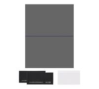 sourcing map Película polarizada, hojas polarizadas adhesivas de 9.7 pulgadas, filtro polarizador lineal con kit de limpieza raspador para reparación de pantalla LCD, educación física, 0 grados