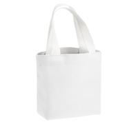 sourcing map Pequeña bolsa de lona de color sólido para mujer, bolsas de lona de 7 x 2 x 6 pulgadas con asa, bolsa de tela ligera y reutilizable para compras, viajes, uso diario, manualidades, color