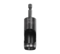 sourcing map Perforadora de Cuero con Punta Hueca de Vástago Hexagonal de 1/4 para Taladros, Perforación Rotativa de 19mm de Diámetro para Telas Gruesas y Trabajos de Cuero