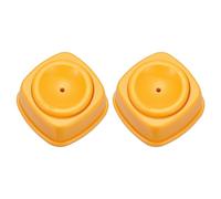 sourcing map Perforadora de huevos, 2 perforadores de huevos crudos con bloqueo de seguridad, herramienta perforadora de acero inoxidable para hervir bien para cocinar, hornear, desayuno, naranja