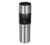 sourcing map Perforadora hueca para cuero de 32 mm, herramienta de perforación redonda para perforadora de cinturón, acero al carbono, perforadora individual para cinturones de reloj, corte de cuero,