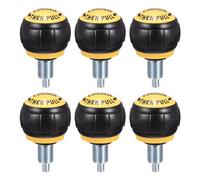 sourcing map Perilla de resorte para equipo de fitness, ajuste M16, para equipo de fitness, equipo de bicicleta, color negro y amarillo, 6 unidades