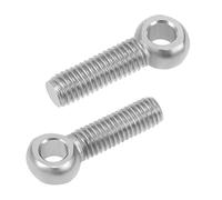 sourcing map Perno tornillo pasador cáncamo armella de ojo de elevación del hombro de rosca métrica de la maquinaria de acero inoxidable 304 de M8 x 30mm 4 piezas