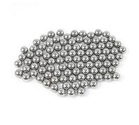 sourcing map Piezas de reparación de Bolas de Acero de cojinete de Rueda de buje de Bicicleta 6.4 mm de diámetro 90 Piezas