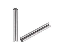 sourcing map Pin de Resorte Muelle Ranurado, M3 x 30 mm, Acero Inoxidable 304, Pasadores de Pasador de Resorte Dividido, Acabado Liso, 20 Unidades