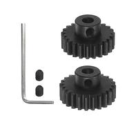 sourcing map Piñón Mod 1 M1 Engranaje de Motor Kit 2Pzs 23T 24T para Eje de Motor RC de 5mm, Engranajes de Paso M1 para Coche RC, con Llave Hexagonal
