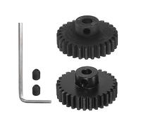 sourcing map Piñón Mod 1 M1 Engranaje de Motor Kit 2Pzs 29T 30T para Eje de Motor RC de 5mm, Engranajes de Paso M1 para Coche RC, con Llave Hexagonal