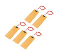 sourcing map Placa Calefactora de Película Calefactora, 24V 30W Almohadilla Térmica de Poliimida, Elementos Calefactores de Película Adhesiva PI 100mmx45mm Tira Calefactora,6Pcs