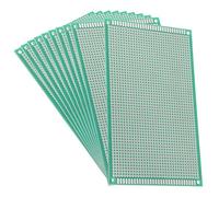 sourcing map Placa de circuito impreso universal de una cara de 9x15 cm para soldadura DIY 10 piezas