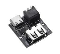 sourcing map Placa de conexión USB de 43 x 18 x 5 mm, puerto hembra tipo C, protocolo PD2.0/3.0/QC2.0, puerto hembra con multiprotocolo para electrónica de bricolaje, carga