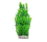 sourcing map Plantas sumergibles de plástico para adornar la pecera, 40 cm, Color Verde