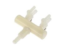 sourcing map plástico 4 Vías Acuario/Fish Tank Tube Splitter válvula de Aire, 2 Piezas