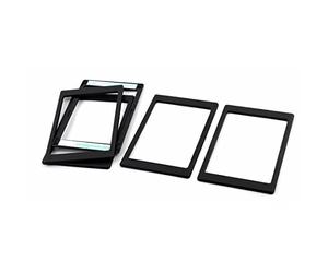 sourcing map Plástico Equipo de 7 mm a 9,5 mm Frame HDD Disco Duro SSD Engrosamiento Negro del cojín 5pcs