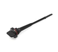 sourcing map Plástico Negro Varilla Graduada de Nivel Aceite Medidor del Motor para Motocicleta 15cm Longitud