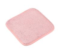 sourcing map Plato Secado Estera, 7.87" x 7.87" Microfibra Plato Rejilla Estera Grande Plato Escurridor Estera Absorbente Plato Secado Almohadilla para Cocina Mostrador-Rosa