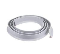 sourcing map Plegable Ducha Agua Retención Sistema 70.87" Seca y Húmeda Separación Tapón Ducha Barrera con Cuchilla, Desechables Guantes para Baño, Gris