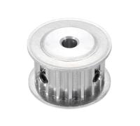 sourcing map Polea de correa de distribución, 5 m, 18 dientes, 6 mm, diámetro de 1/4 pulgadas, aleación de aluminio, engranajes de polea de rueda síncrona para impresoras 3D, máquinas CNC, color