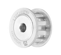 sourcing map Polea de correa dentada tipo L (paso de 1 cm), 10 dientes, orificio de 8 mm, para correa de 0.5 pulgadas de ancho, rueda síncrona de aleación de aluminio P10L050-B8 para impresora 3D