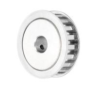 sourcing map Polea de correa dentada tipo L (paso de 3/8 pulgadas), 20 dientes, orificio de 16 mm, para correa de 0.5 pulgadas de ancho, rueda síncrona de aleación de aluminio P20L050-B16 para