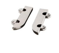 sourcing map Polea de Ventana de Ejes de Metal, Rueda Puerta Corredera Dos Rodillos 6mm, 2 Piezas