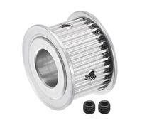 sourcing map Polea Síncrona de 30 Dientes, Polea de Correa de Distribución de Aluminio, 14mm Diámetro Interior 3mm Paso, Rueda de Sincronización para 3D Impresora, Correa, CNC Máquina