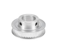 sourcing map Polea Síncrona de 60 Dientes, Polea de Correa de Distribución de Aluminio, 15mm Diámetro Interior 7mm Paso, Rueda de Sincronización para 3D Impresora, Correa, CNC