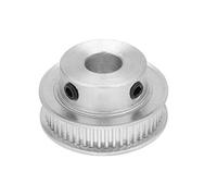 sourcing map Polea Tensora De La Correa De Distribución Rueda Síncrono Aluminio 50 Dientes 10mm De Diámetro 7mm