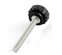 sourcing map Pomo moleteado para atornillar de cabeza redonda, M5 x 40 mm, de la marca Sourcingmap®