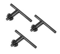 sourcing map Portabrocas Llave 5mm Piloto 11 Dientes para 0,6-6mm Taladro Portabroca Negro 3 Piezas
