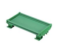 sourcing map Portador de Montaje en Carril DIN para PCB de 135mm x 72mm, Carcasa, Soporte, Verde